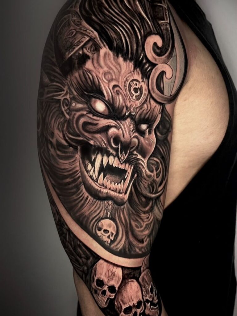 Demon tattoo